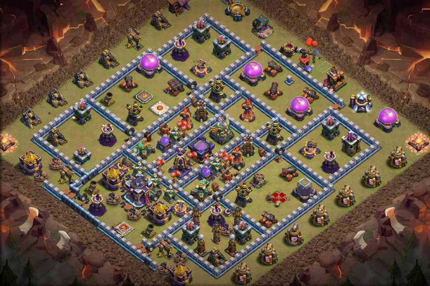 Th Anti Star War Base Layout With Link Town Hall Base