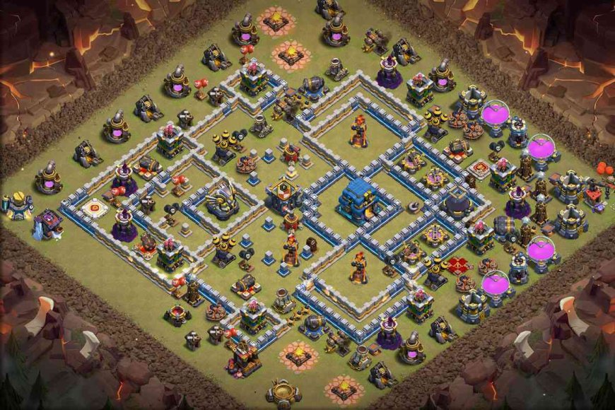 Best TH12 Base War Anti 2 Star Layout Clash Of Clans 2024