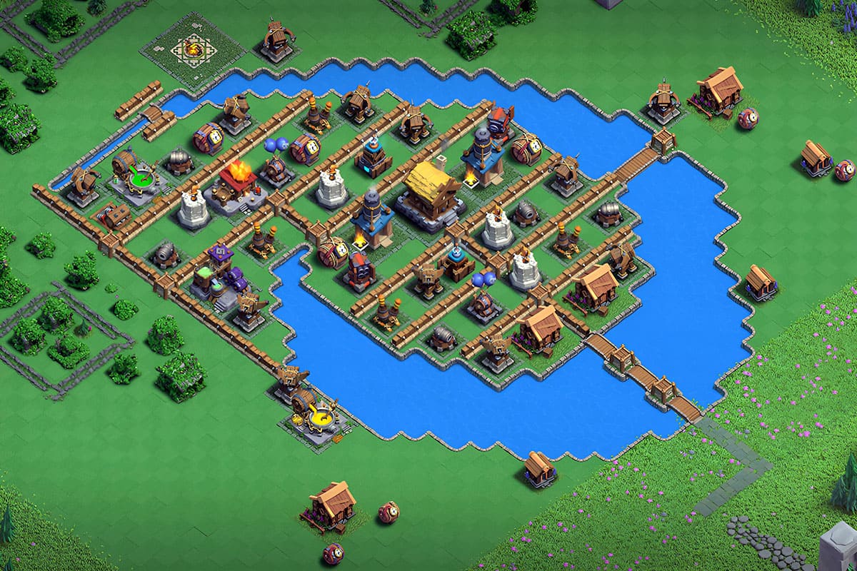 Powerful level 2 Wizard Valley Base - Clan Capital District