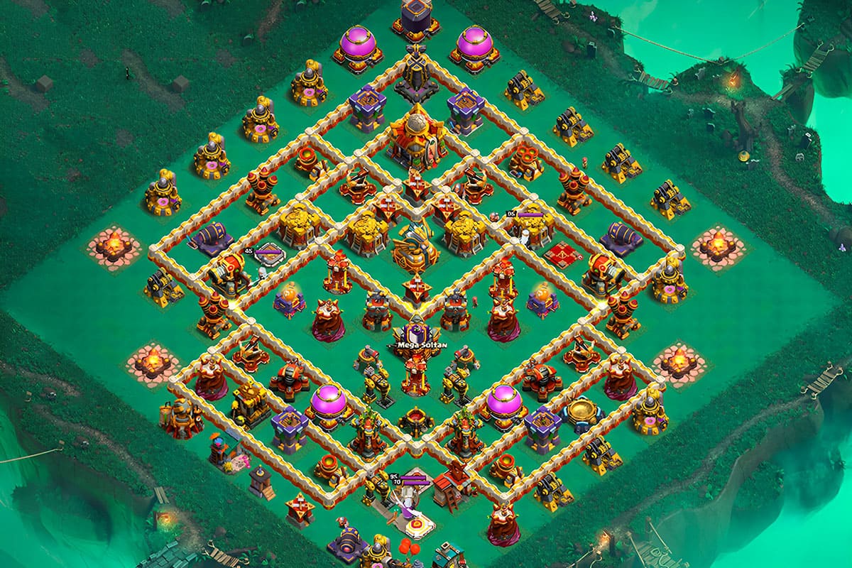 Strengthen Your Defense with TH16 Hybrid Base – TH16 layout preview