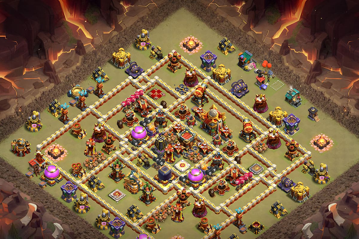 Effective TH16 Hybrid Base Design – TH16 layout preview
