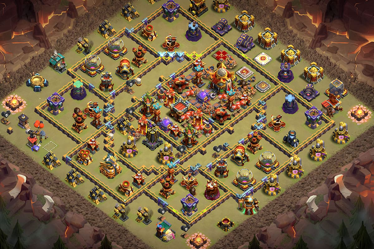Stratégie de Base de Guerre TH16 – aperçu du plan TH16