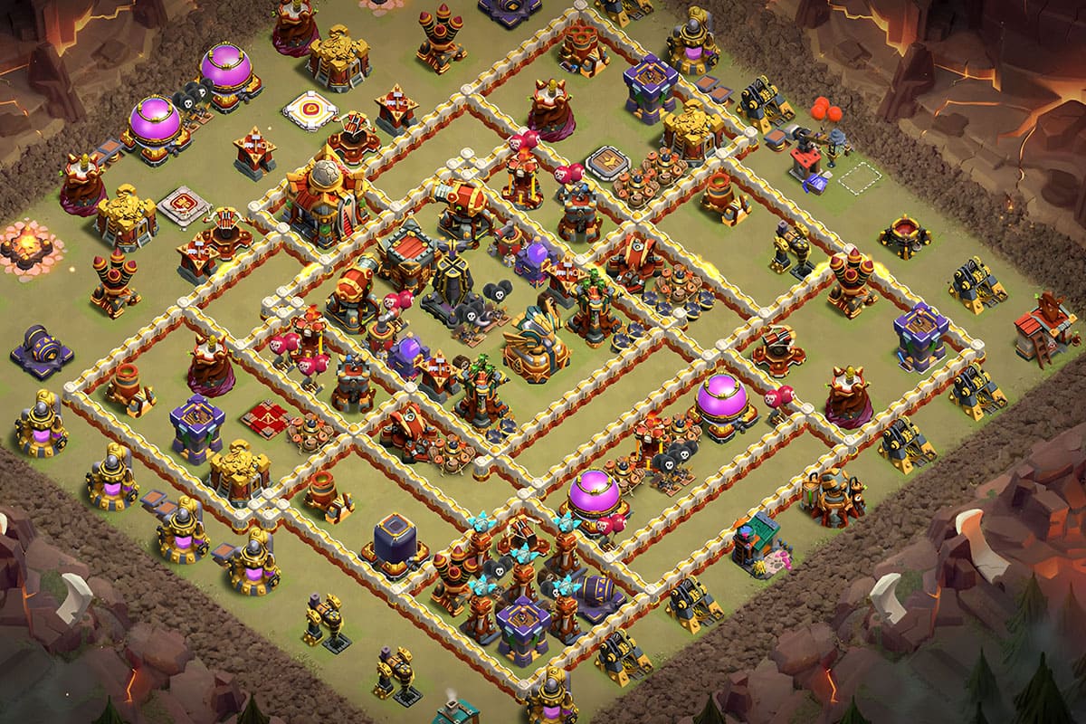 Découvrez cette base de guerre TH16 efficace – aperçu du plan TH16