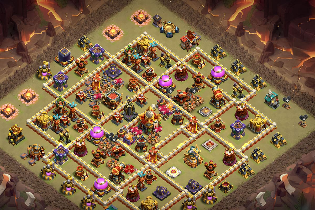 TH16 için Hibrit Düzen Stratejisi – TH16 dizilim önizlemesi