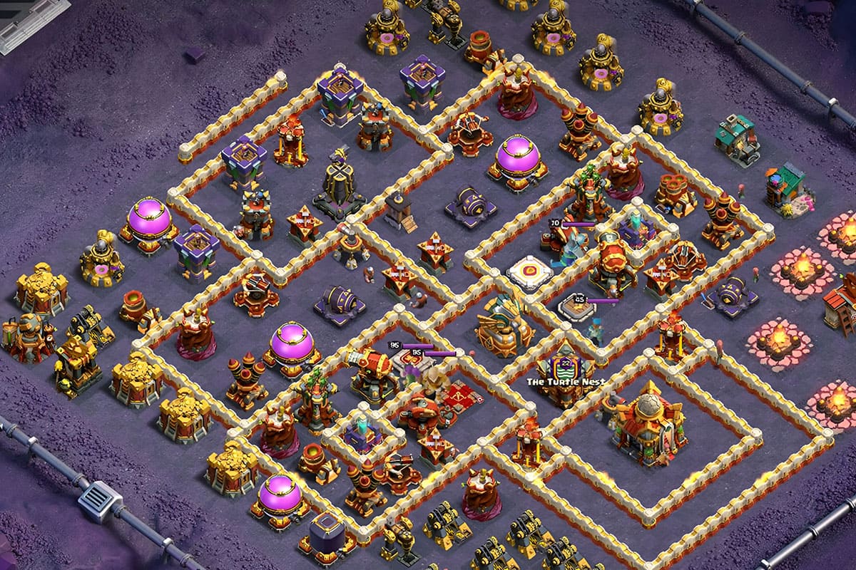 Optimize Your TH16 Hybrid Base for Defense and Loot – TH16 layout preview