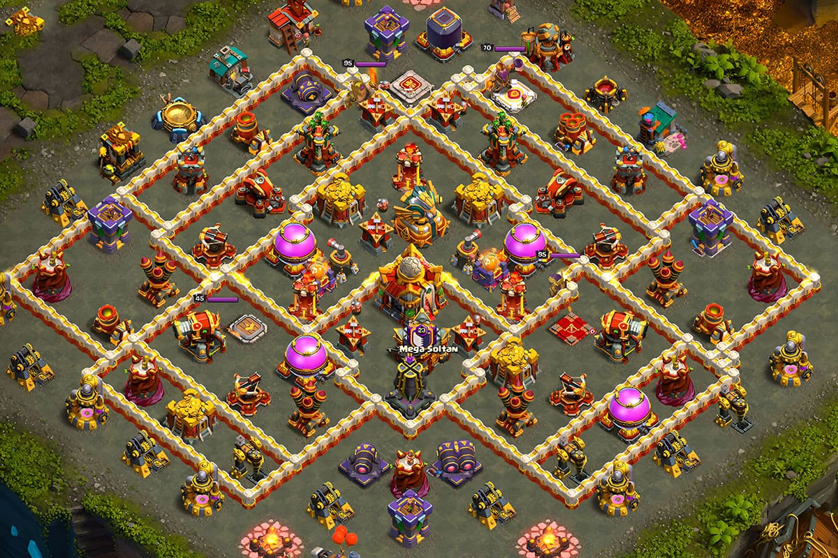 Enhance Your Defense with TH16 Hybrid Base – TH16 layout preview