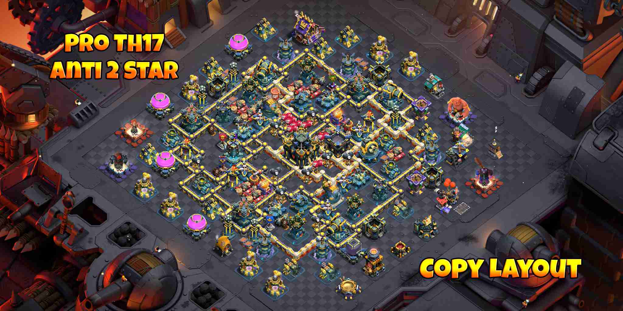 Best TH17 War Defense Layout For Clashers - June 2025