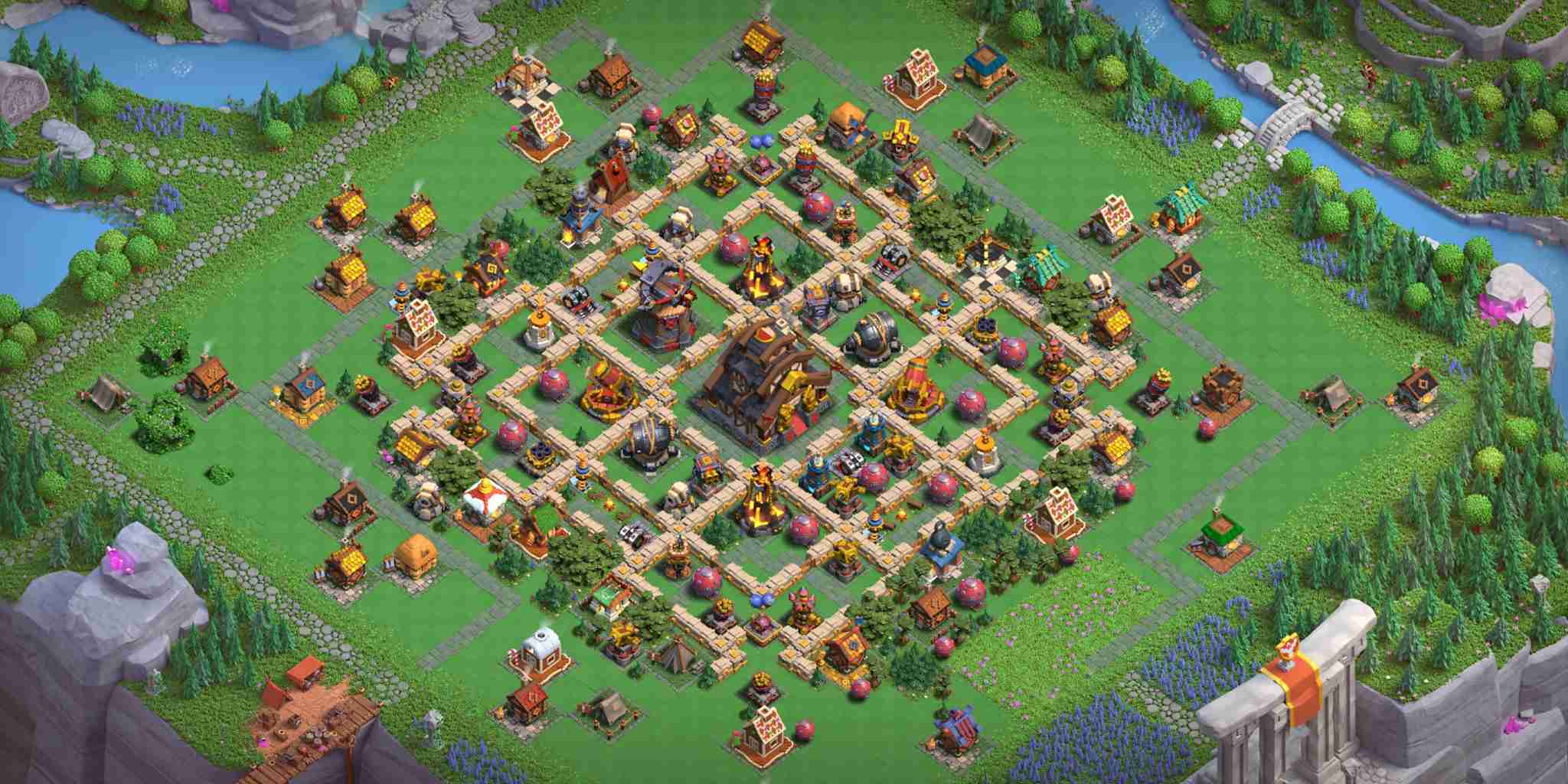 Strongest Capital Hall 9 Layout for Raid Weekends