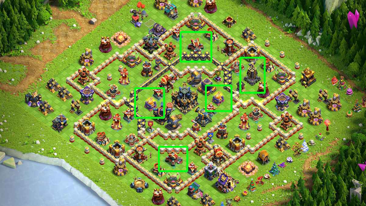 Base View For TH17 Anti 2 Star | Clash of Clans