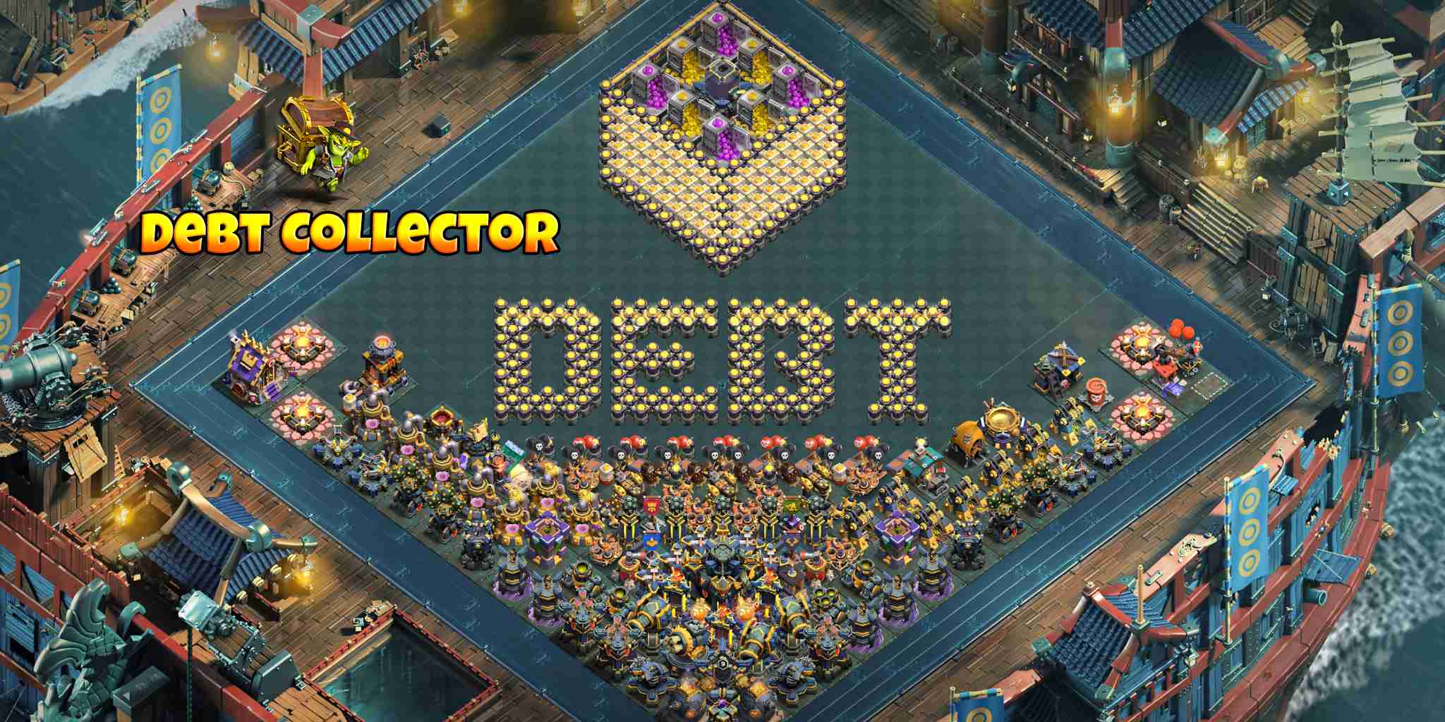 TH17 Progress Base & Debt Collector Loot Guide for Fast Dark Elixir Farming