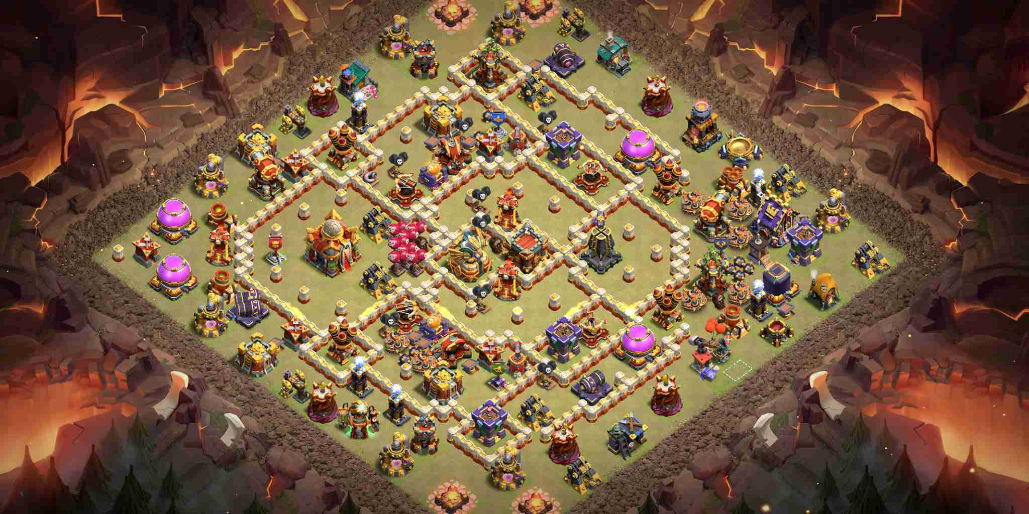 Unbeatable TH16 Base Layout Link - Clash of Clans