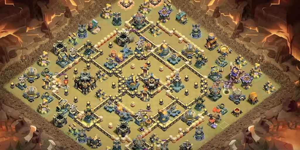 Pro TH17 Dizi Layout Link - Clash of Clans