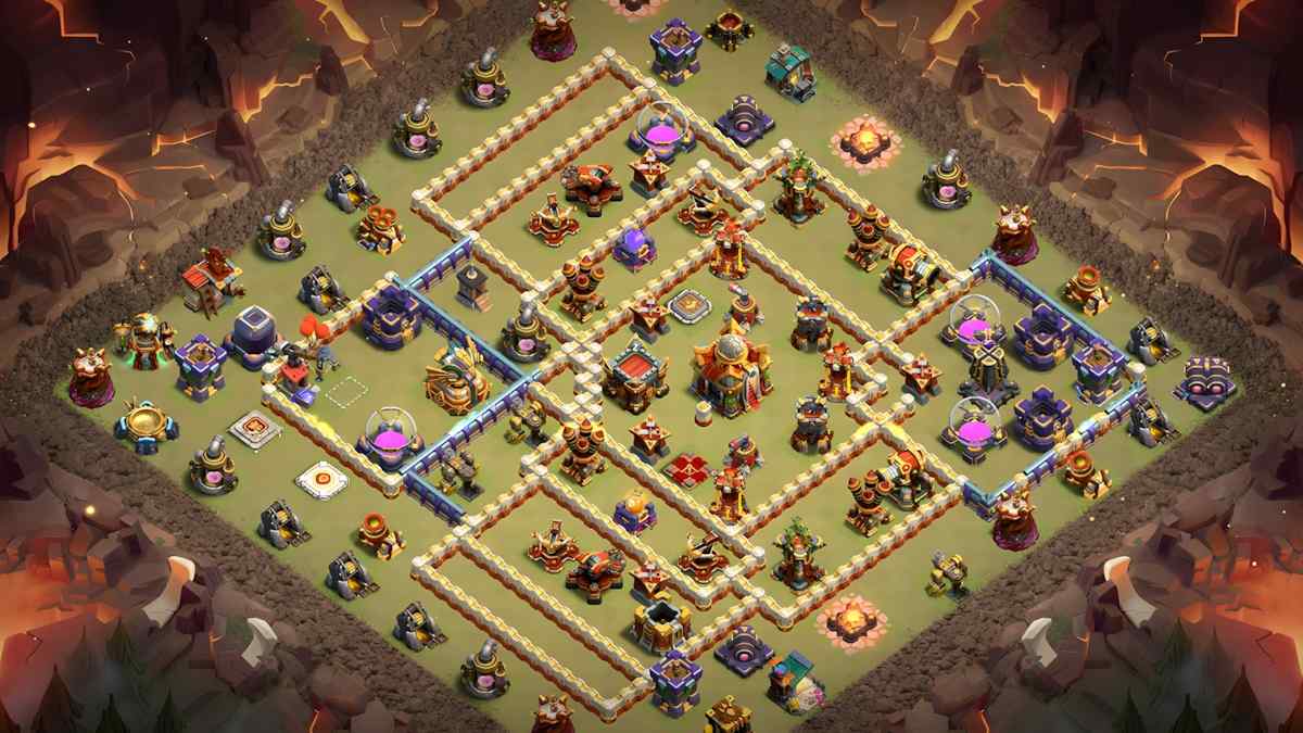 Base de Guerre TH16 #120 – aperçu du plan TH16