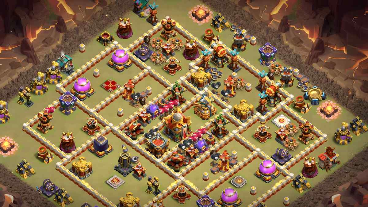 Strategies for TH16 Hybrid Base – TH16 layout preview