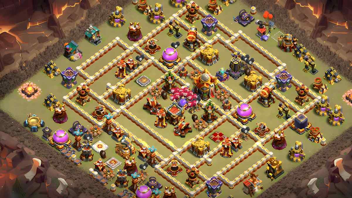 Enhance Your Defense with TH16 Hybrid Base – TH16 layout preview