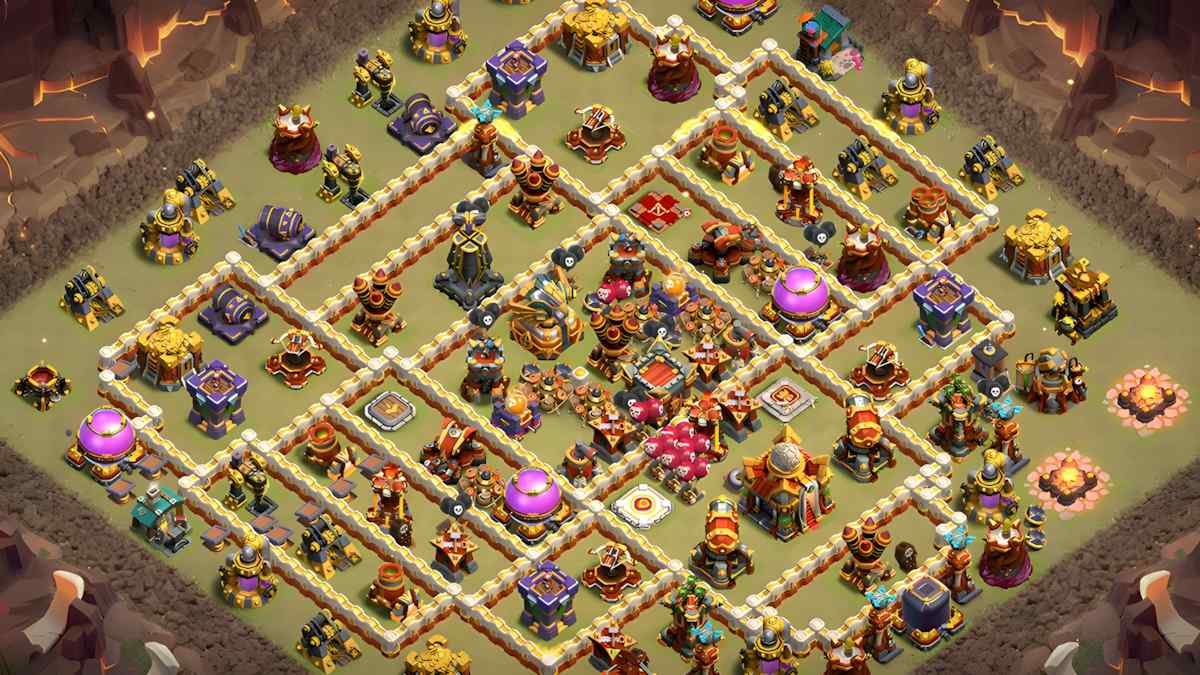 Strategic TH16 Hybrid Base Layout – TH16 layout preview
