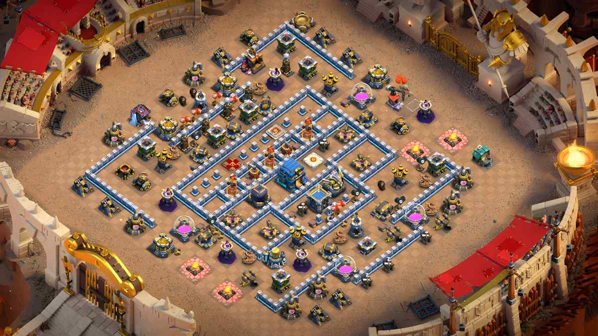 Strengthen Your Defense with TH12 Hybrid Base – TH12 layout preview