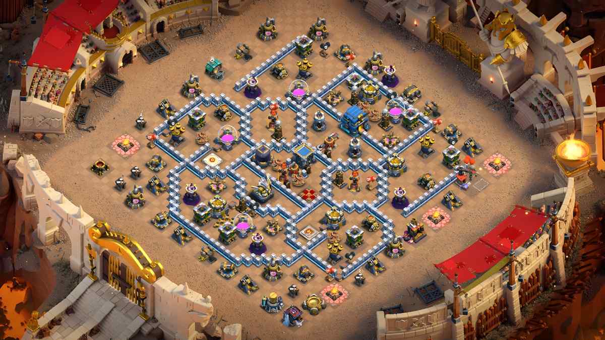 Strengthen Your Defense with TH12 Hybrid Base – TH12 layout preview