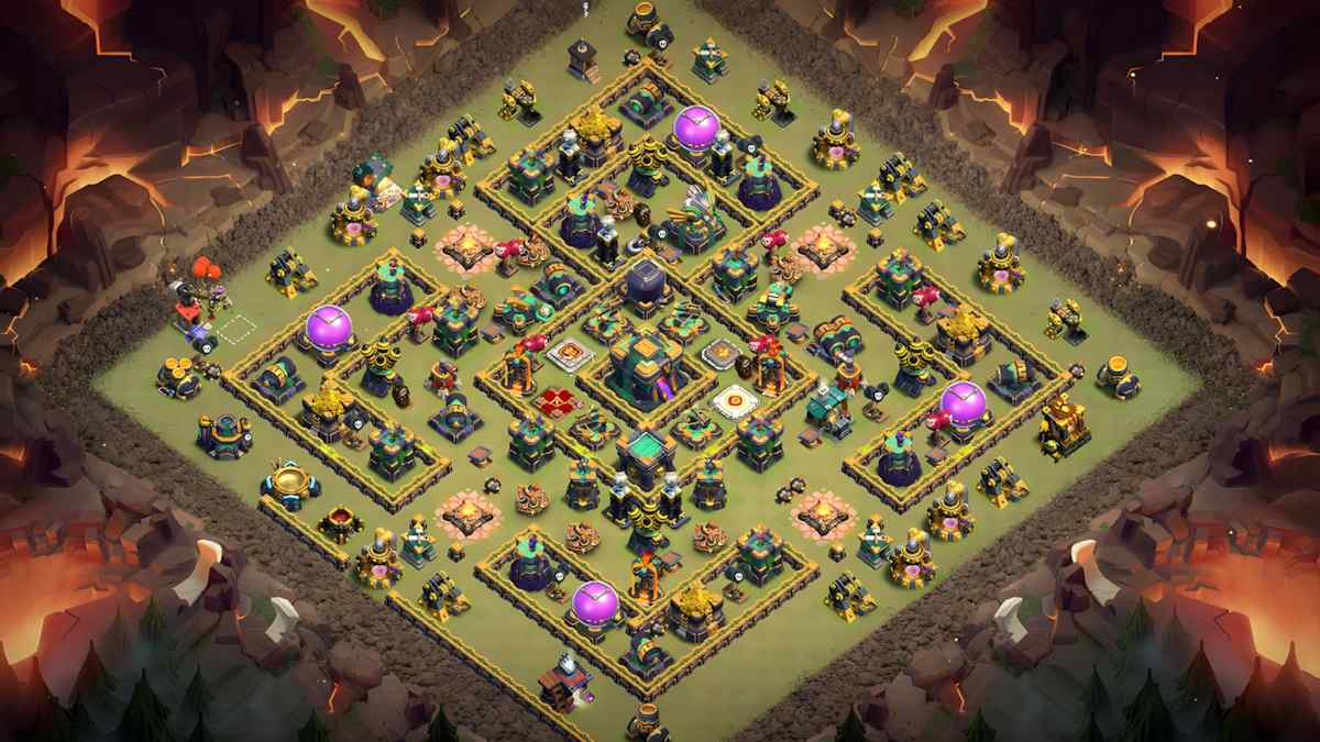 New TH14 War Base Layout | Effective Defense for Clan Wars