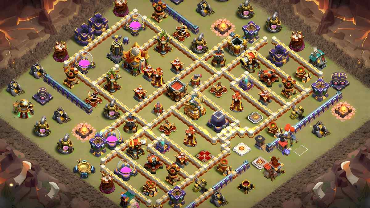 Boost Your TH16 Hybrid Base Defense – TH16 layout preview