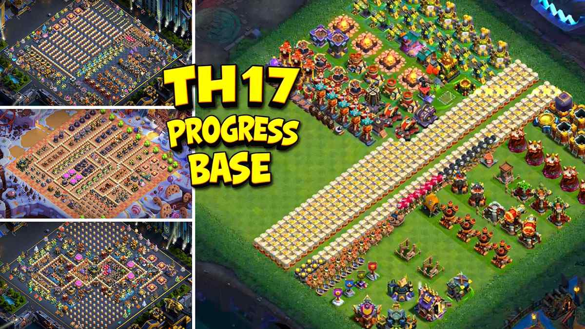 Best TH17 Progress Base Layouts with Links for ClashofClans