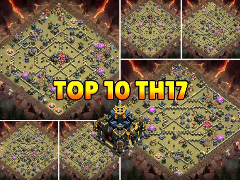 COC TH17 Base Layouts: Top 10 War Bases for Clash of Clans