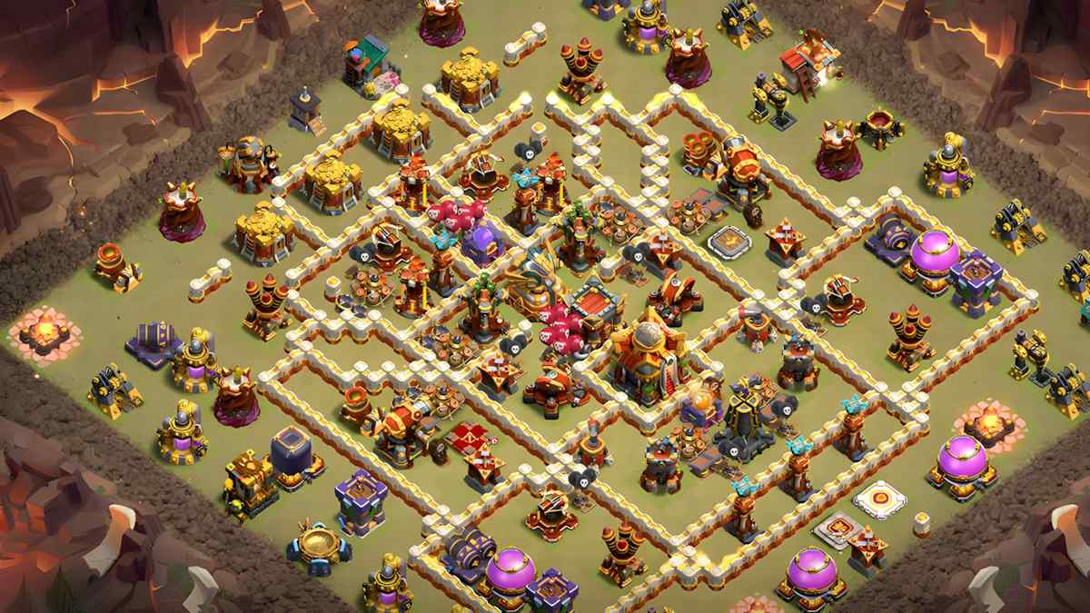 Optimized Hybrid Base for TH16 Players – TH16 layout preview