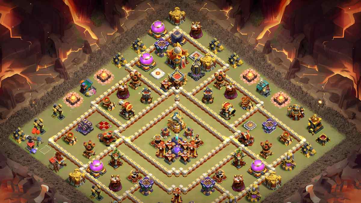 Optimisez vos Guerres avec cette Base de Guerre TH16 – aperçu du plan TH16