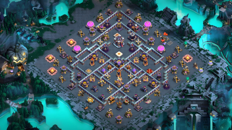 Unbeatable TH15 War Base Design - Best Bases For Clash Of Clans