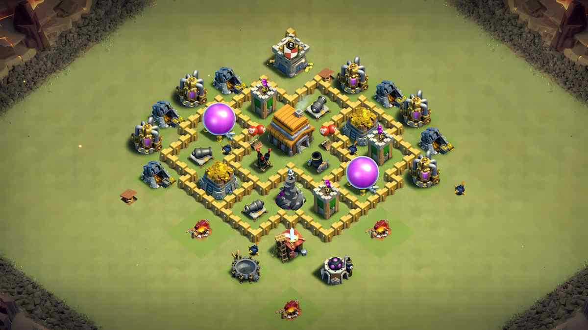 TH5 Hybrid Base for Balanced Defense and Offense – TH5 layout preview