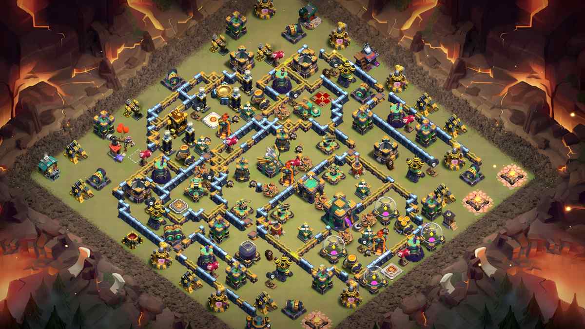 Enhance Your Defense with TH14 Hybrid Base – TH14 layout preview