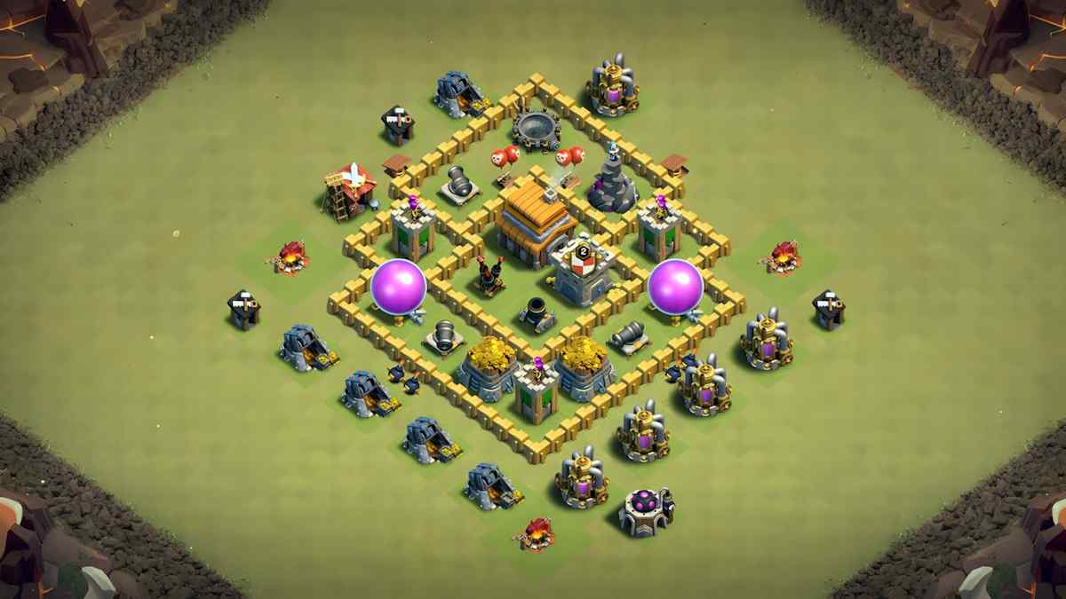 Top Hybrid Base Layout for TH5 – TH5 layout preview