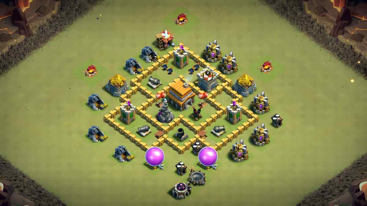 Effective TH5 Hybrid Base Layout – TH5 layout preview