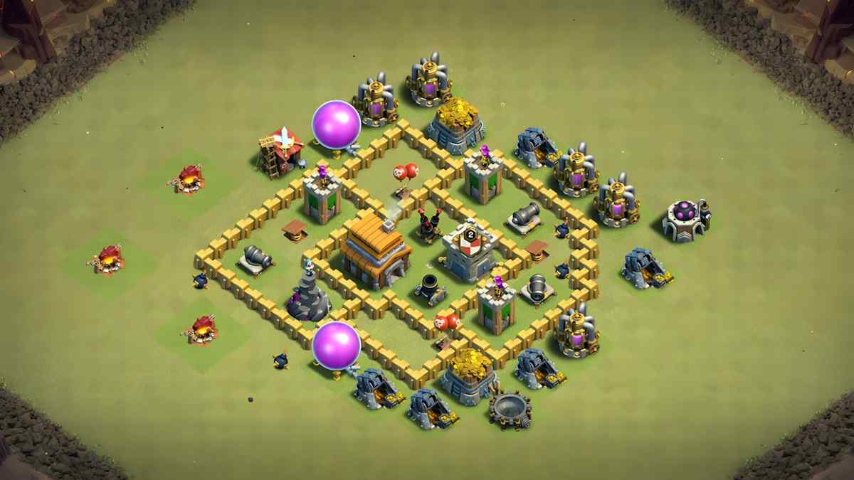 Optimize Your Defense with a TH5 Hybrid Base – TH5 layout preview