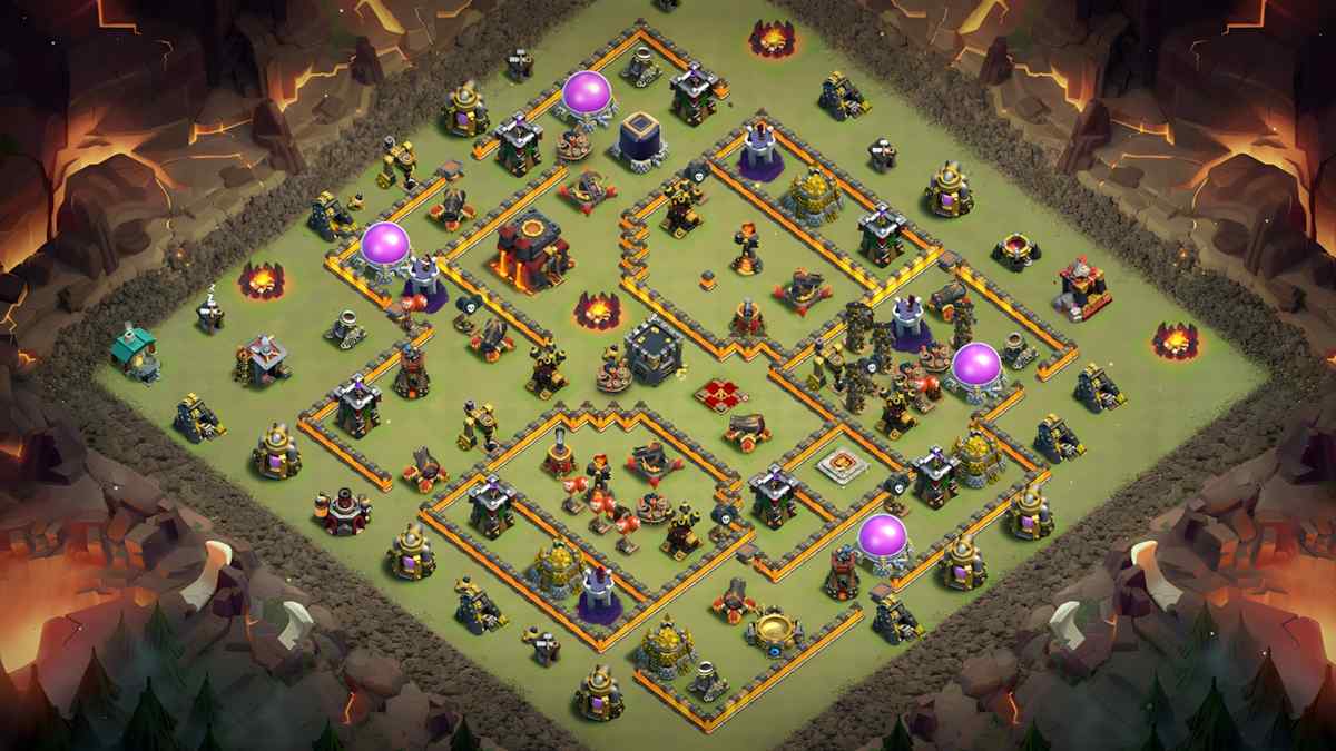 Enforteix el Teu Poble amb la Base Híbrida TH10 – previsualització del disseny TH10
