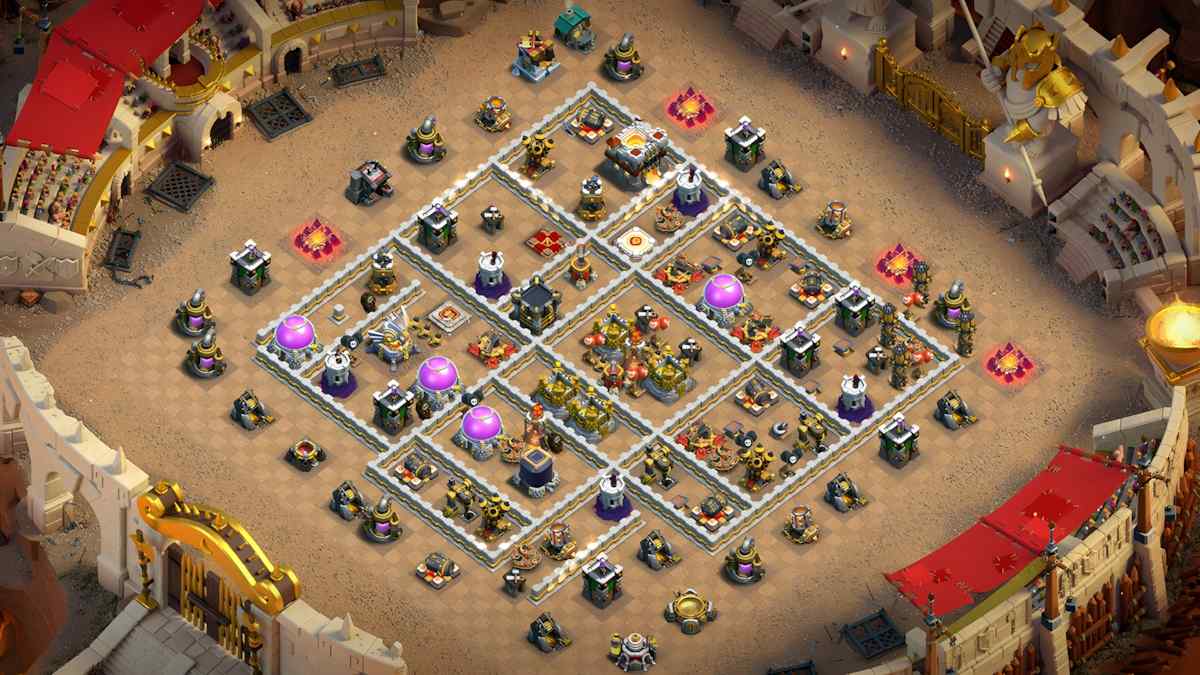 Optimisez vos Victoires avec cette Base de Guerre TH11 – aperçu du plan TH11