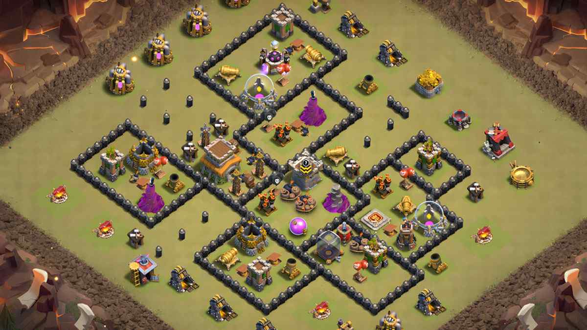 TH8 प्रभावी वॉर बेस – TH8 बेस डिज़ाइन प्रीव्यू
