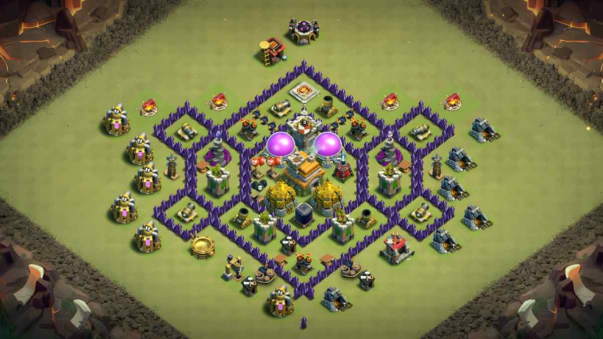 TH7 वॉर बेस का रणनीतिक लेआउट – TH7 बेस डिज़ाइन प्रीव्यू