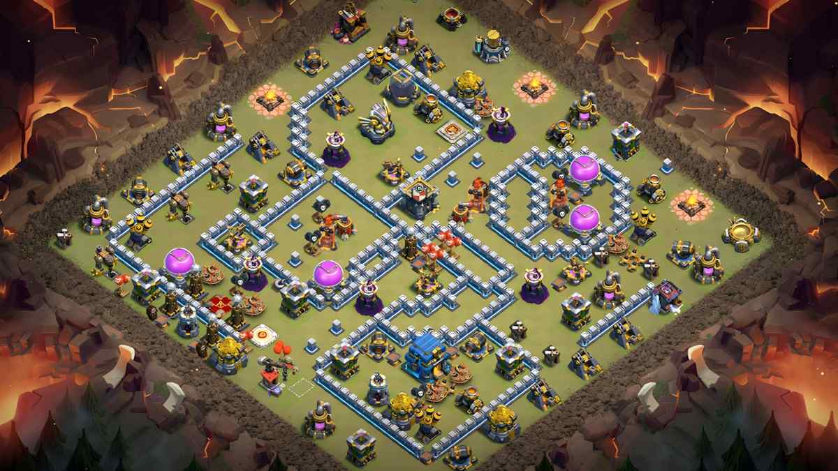Strengthen Your Defense with TH12 Hybrid Base – TH12 layout preview