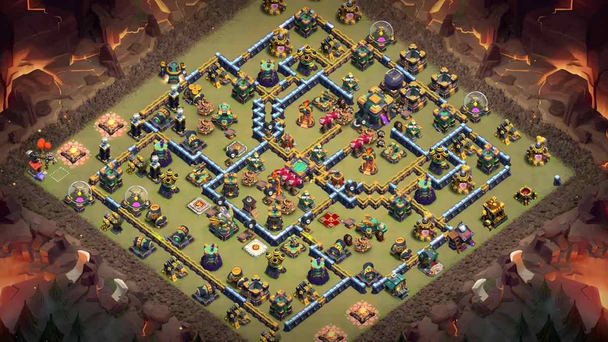 Strengthen Your Defense with TH14 Hybrid Base – TH14 layout preview