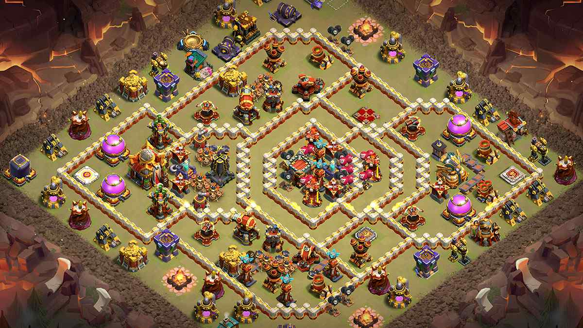 Strengthen Your Village with TH16 Hybrid Base – TH16 layout preview