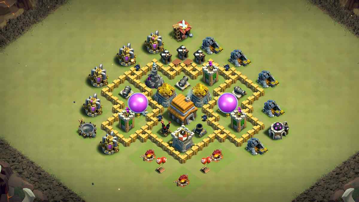 Secure Resources with TH5 Hybrid Base – TH5 layout preview