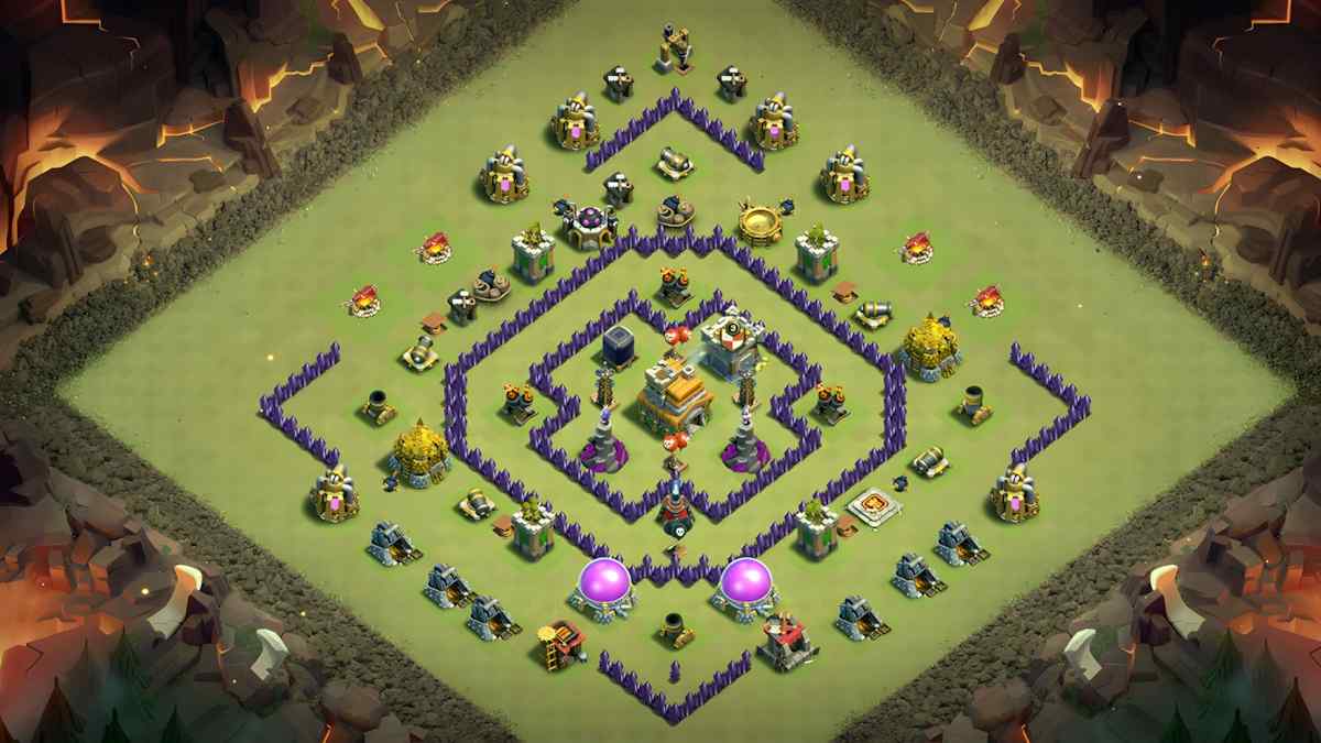 Balanced Hybrid Base Strategy for TH7 – TH7 layout preview