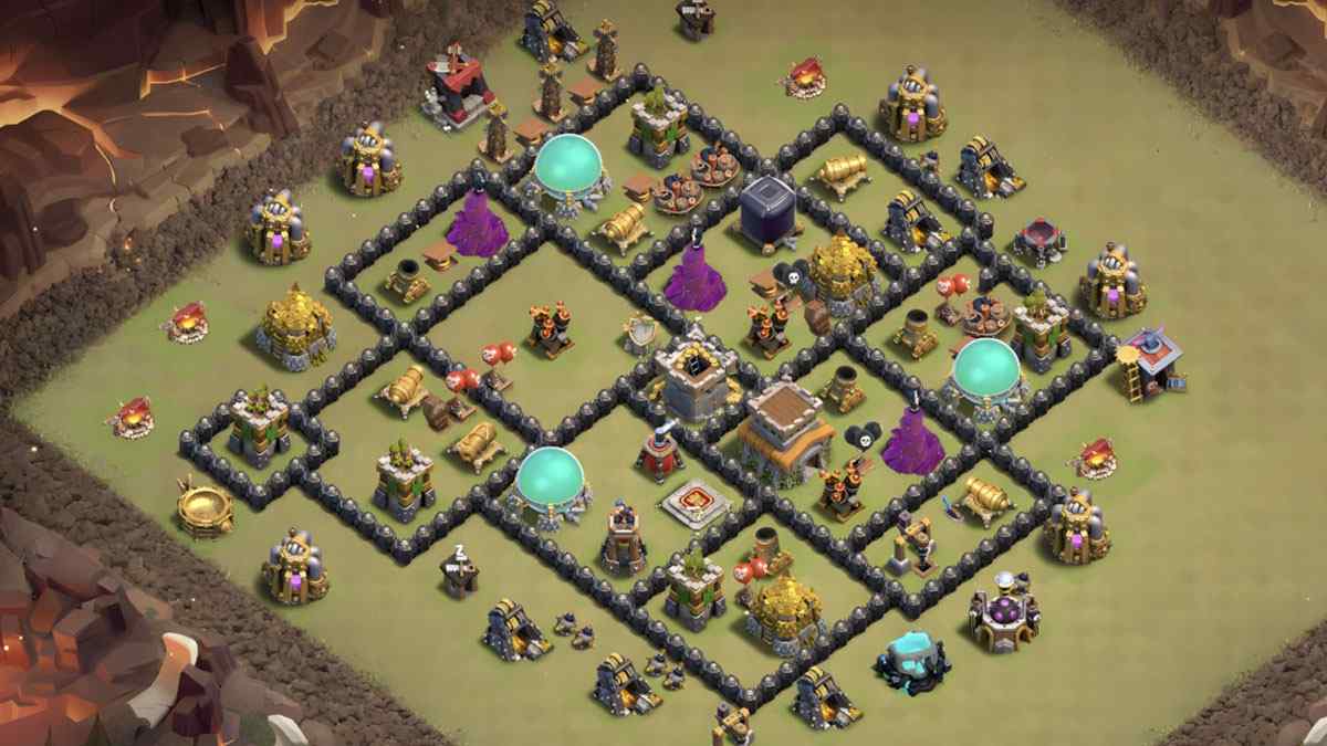 Strengthen Your Village with TH8 Hybrid Base – TH8 layout preview