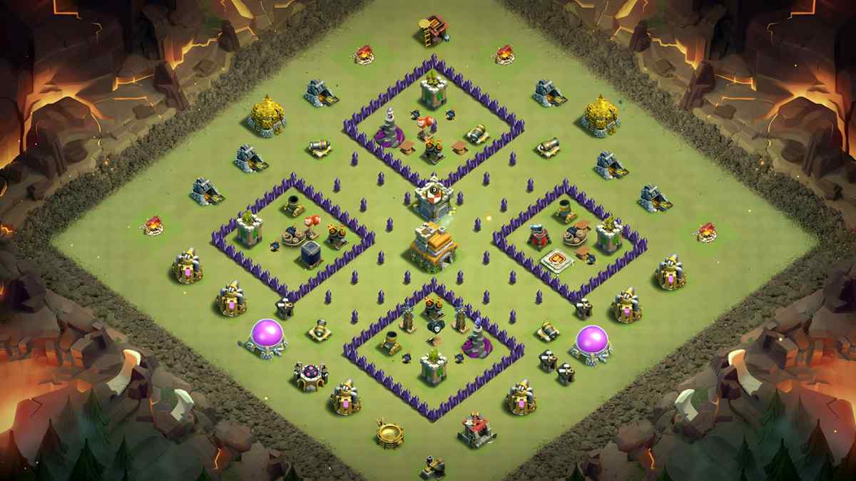 प्रभावी TH7 वॉर बेस लेआउट – TH7 बेस डिज़ाइन प्रीव्यू
