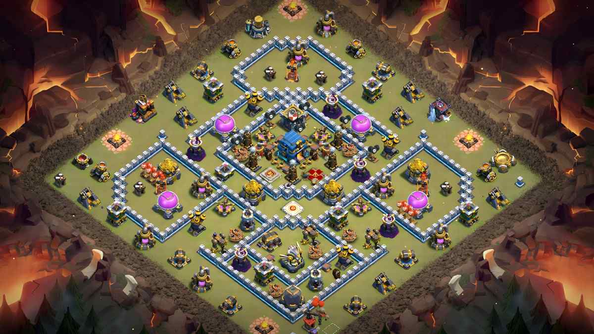 Strengthen Your Defense with TH12 Hybrid Base – TH12 layout preview