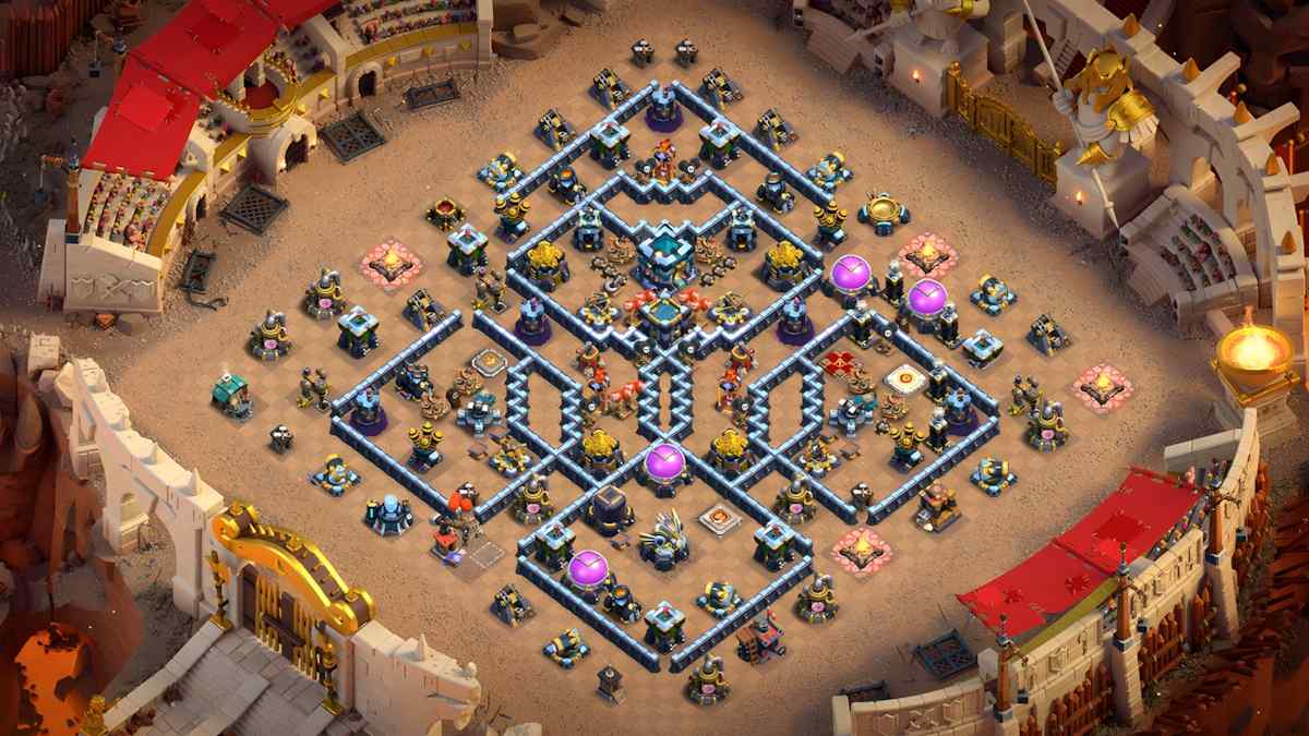 Millora el teu poble amb una base híbrida TH13 – previsualització del disseny TH13