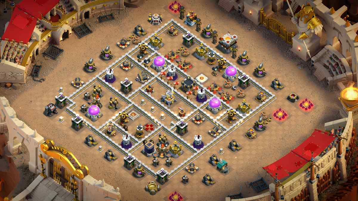 Renforcez Votre Village avec une Base Hybride TH11 – aperçu du plan TH11