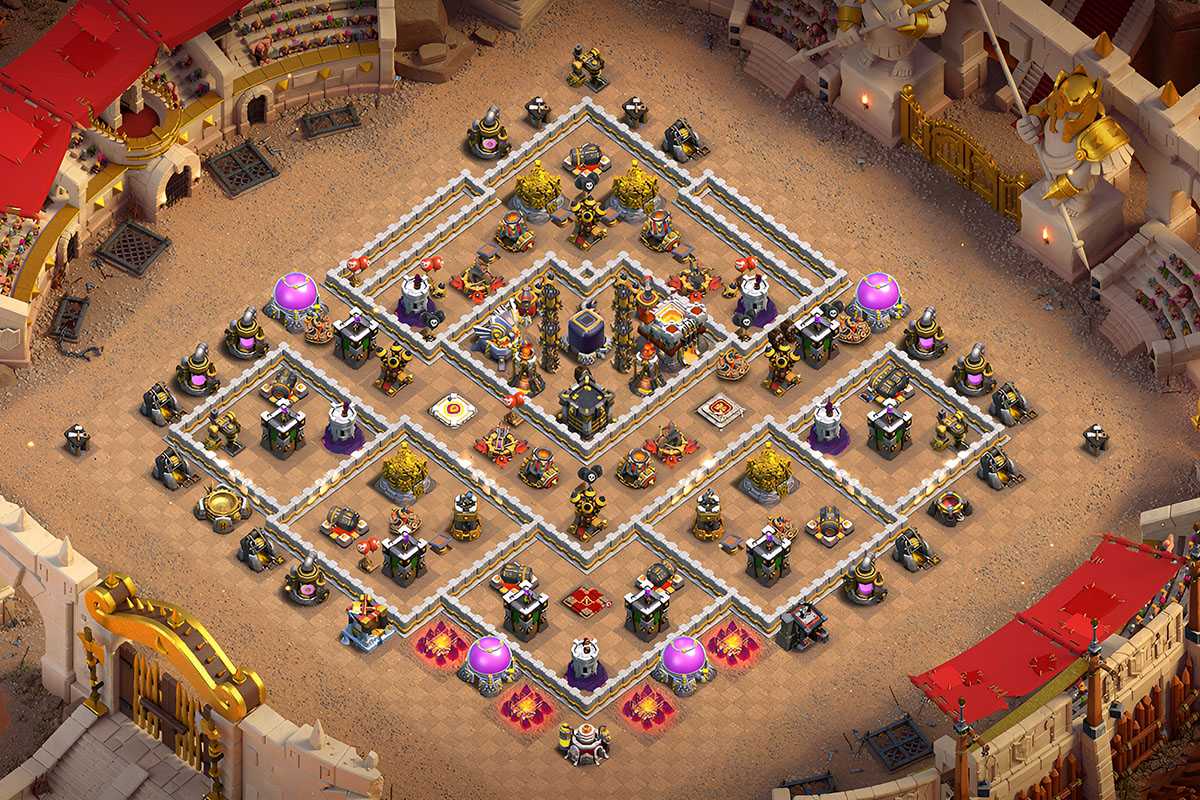 Unbeatable Town Hall 11 Base Layout - Best Bases For Clash Of Clans