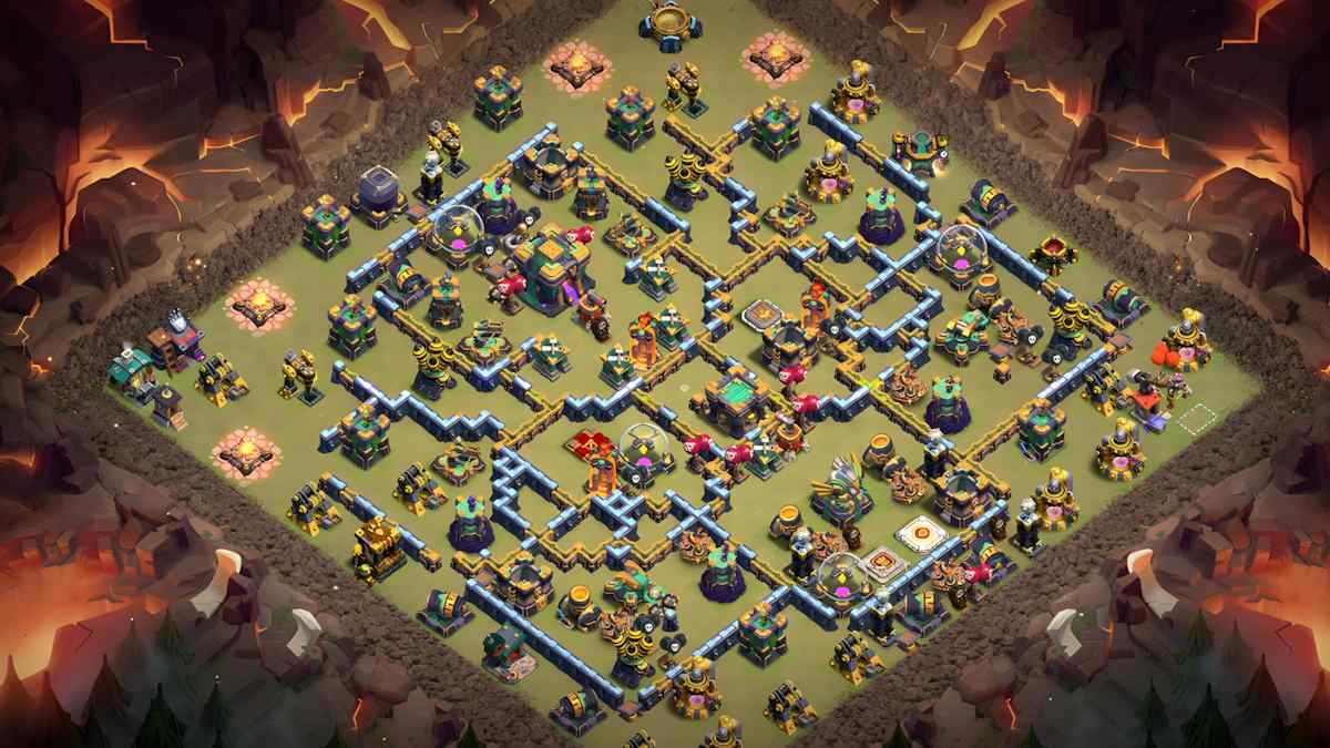 Boost Your Defense with TH14 Hybrid Base – TH14 layout preview